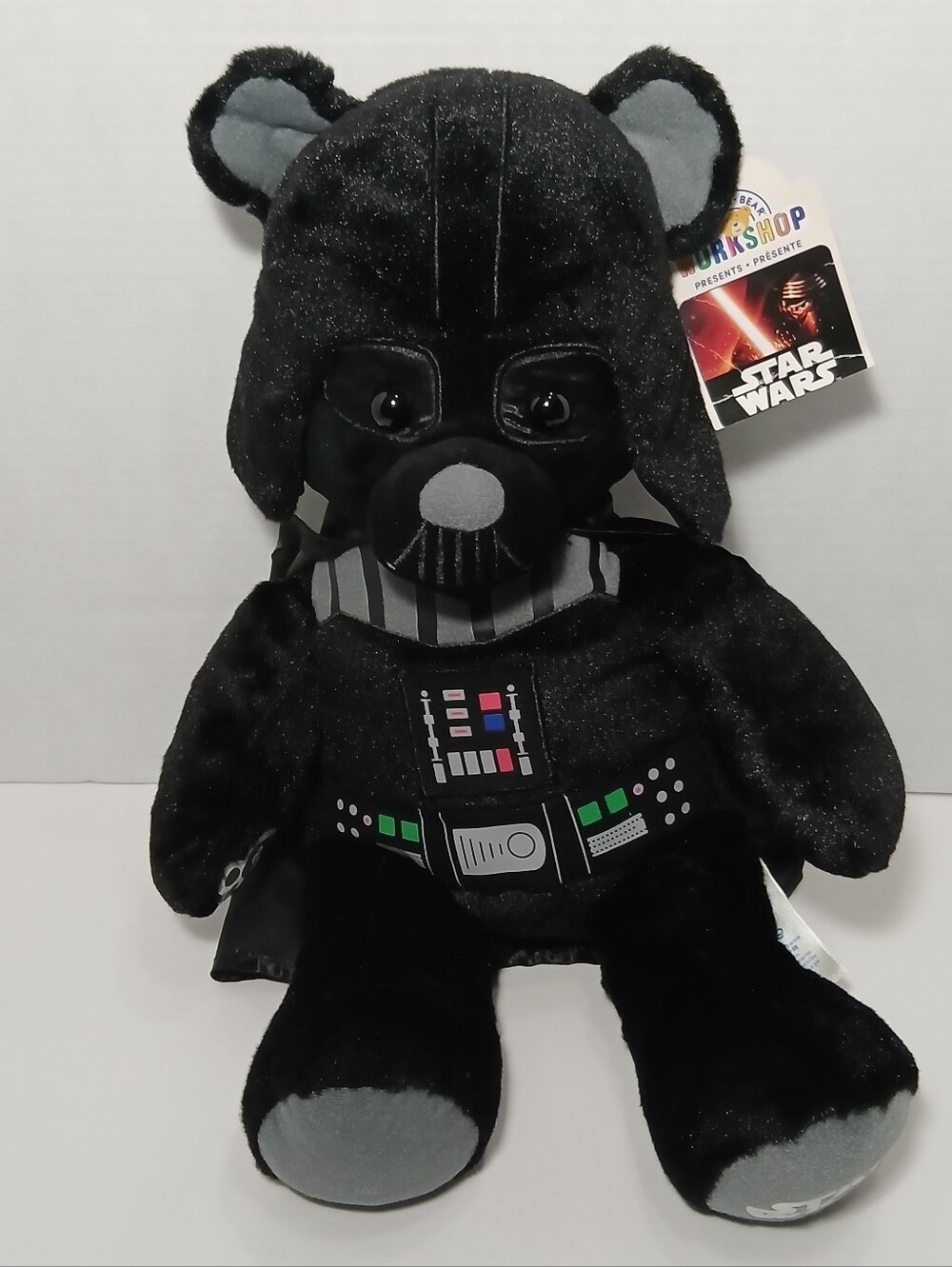 Build A Bear Star Wars Darth Vader BAB Plush 18" with Attached Cape Retired New
